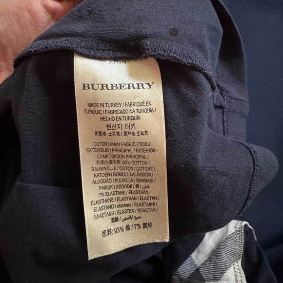Burberry navy t shirt small - Picture 8 of 11